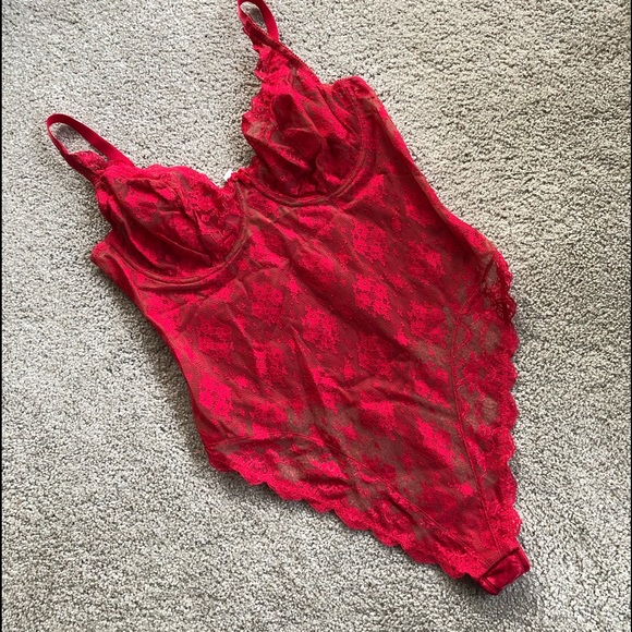 Victoria's Secret Other - ❤️🔥NWOT Red lace Victoria’s Secret Teddy